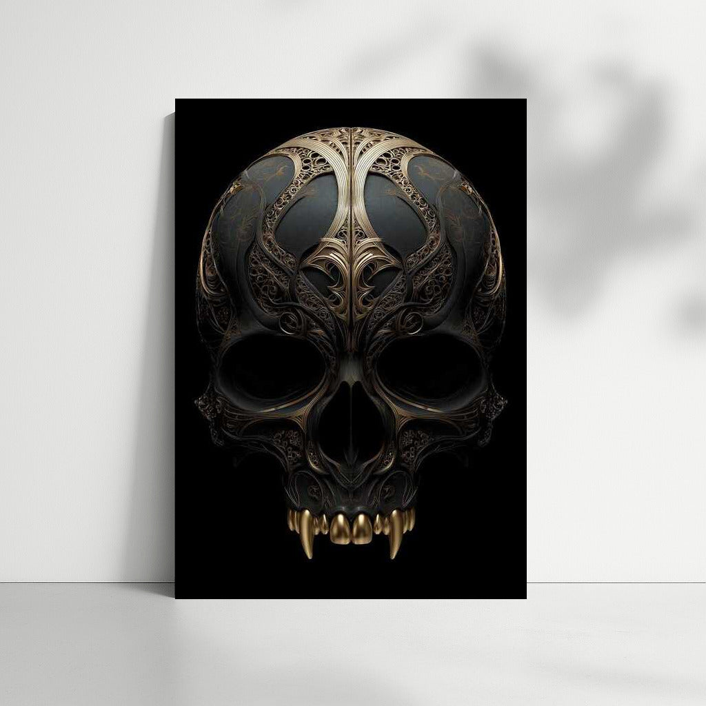 Elegant Skull: Symphony of Skeletal Decor