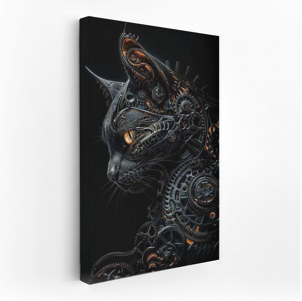 Steampunk Mechanical Cat: Fascinating Interweaving of Gears