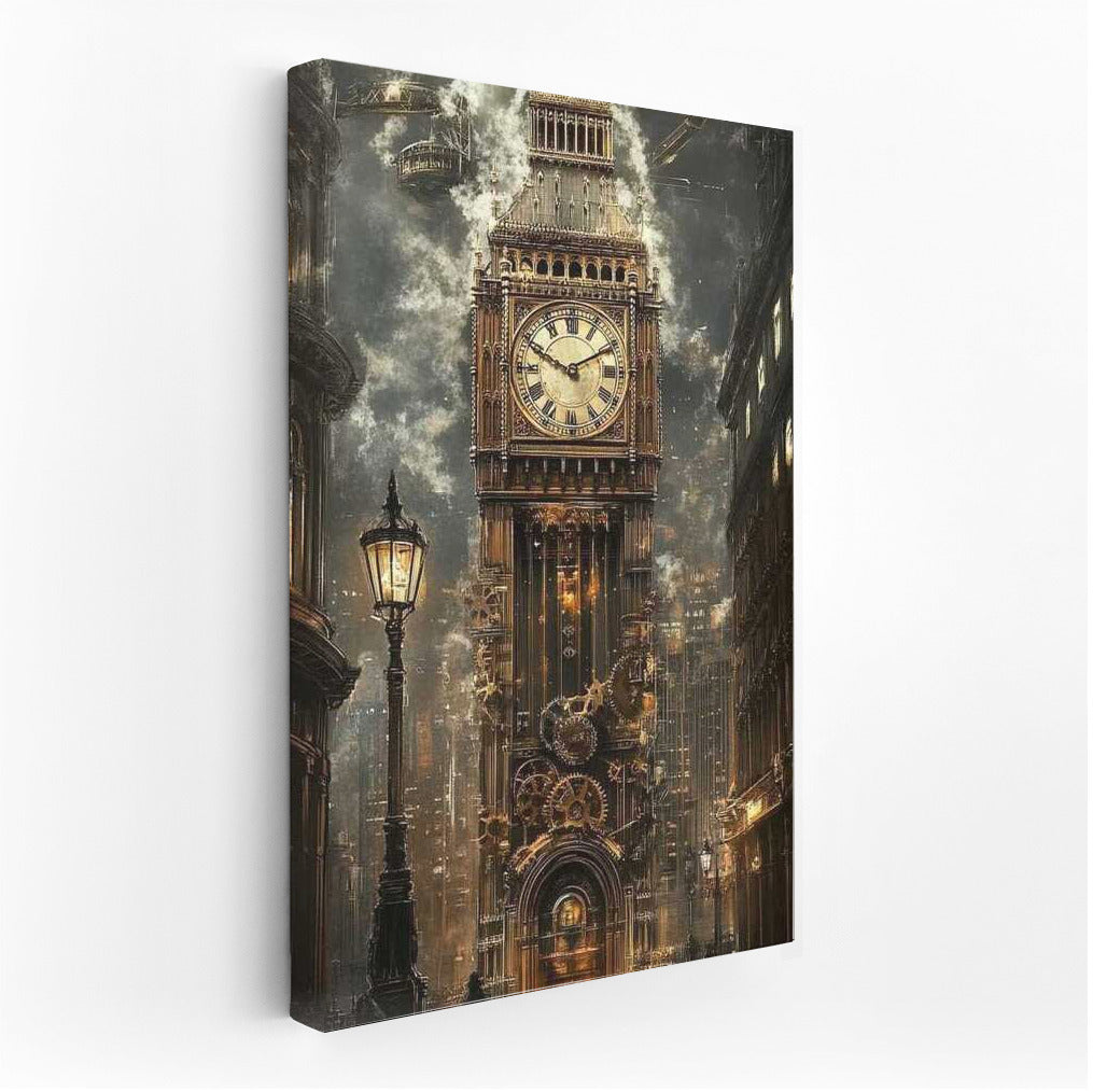 Vortex of Steam and Gears: Time Travel in Steampunk Style