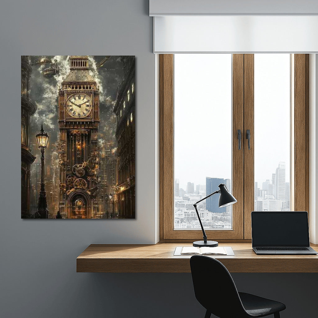 Vortex of Steam and Gears: Time Travel in Steampunk Style