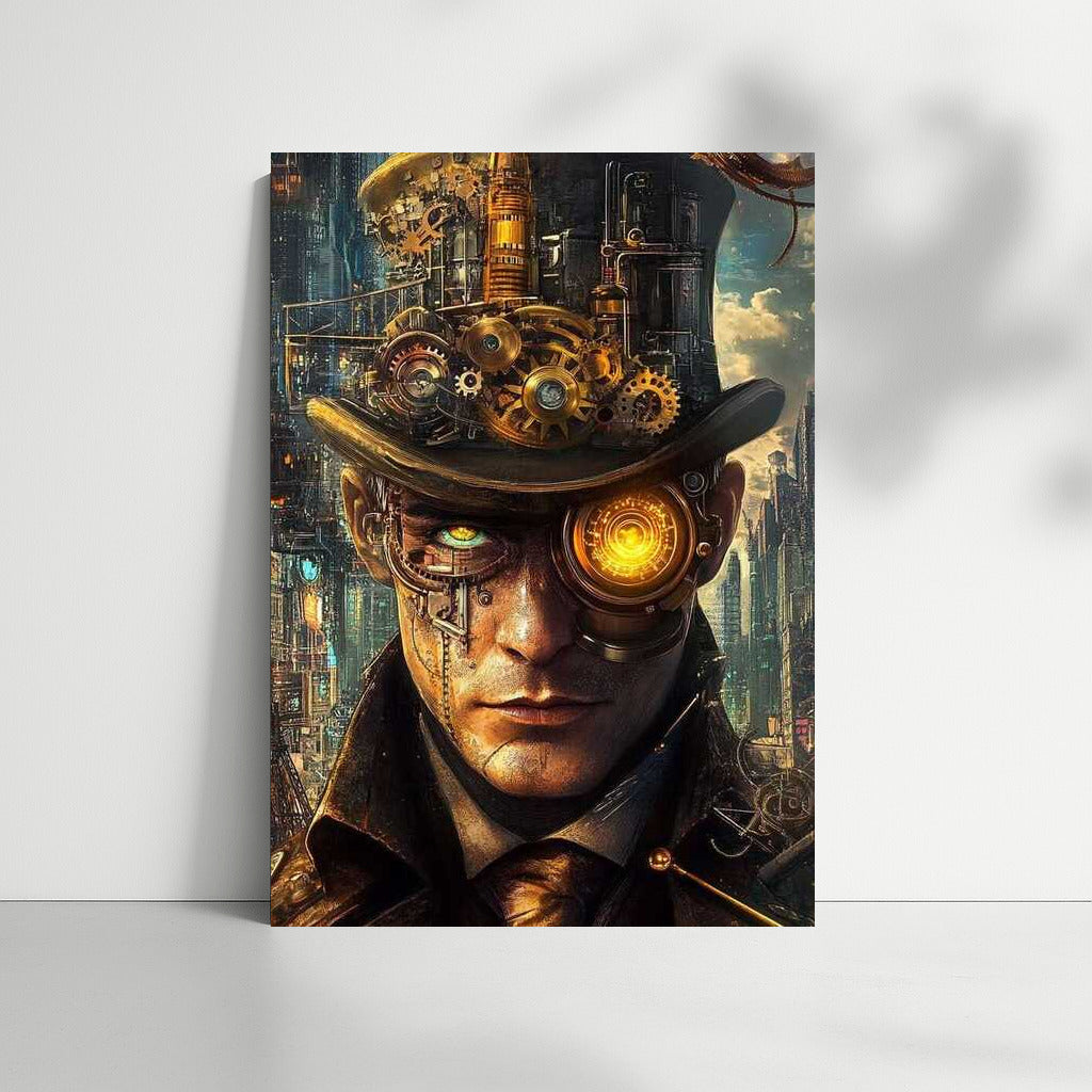 Futuristic Gears of Time: Steampunk Accent