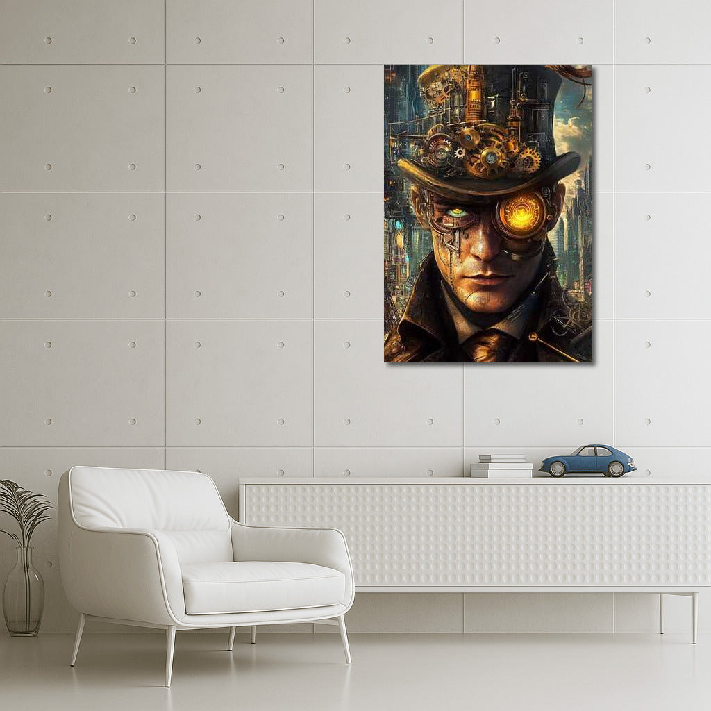 Futuristic Gears of Time: Steampunk Accent