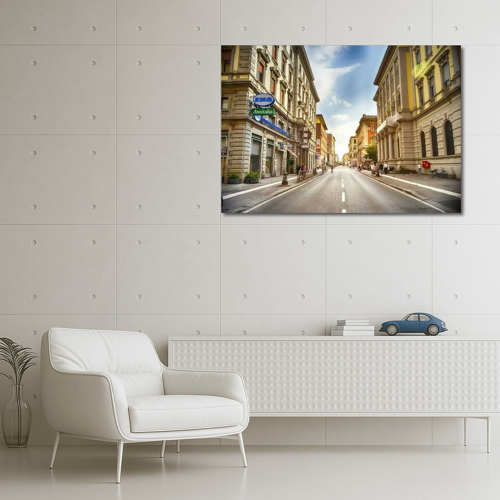 Architectural Symphony of the City Street