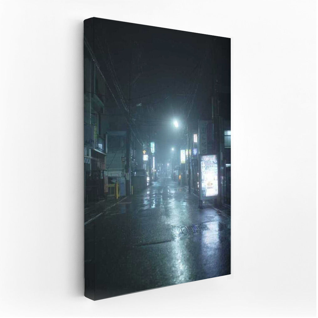 Foggy Evening: The Mysterious Architecture of a Deserted Street