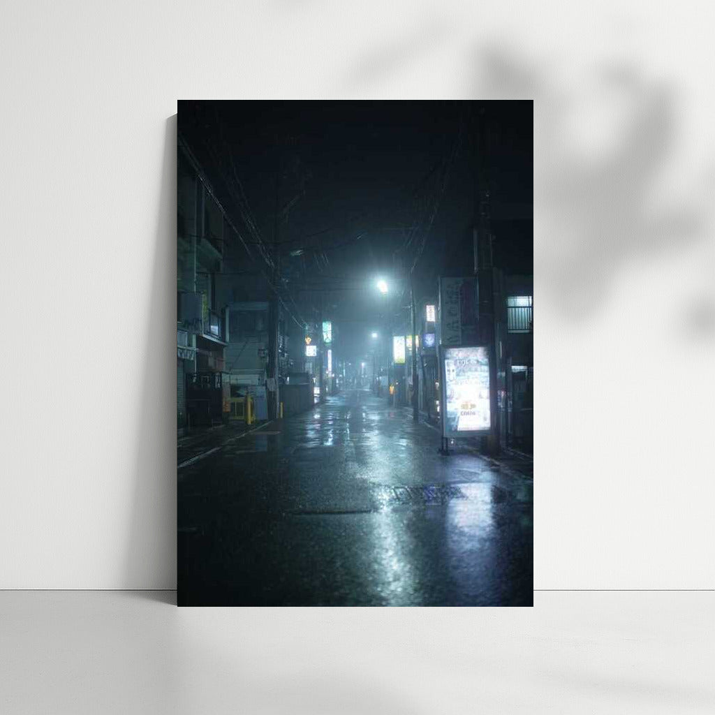 Foggy Evening: The Mysterious Architecture of a Deserted Street