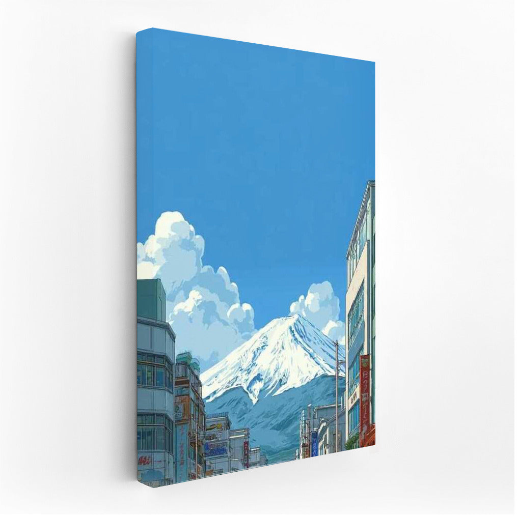 Harmony of City Lines and Mountain Peaks: Architectural Street