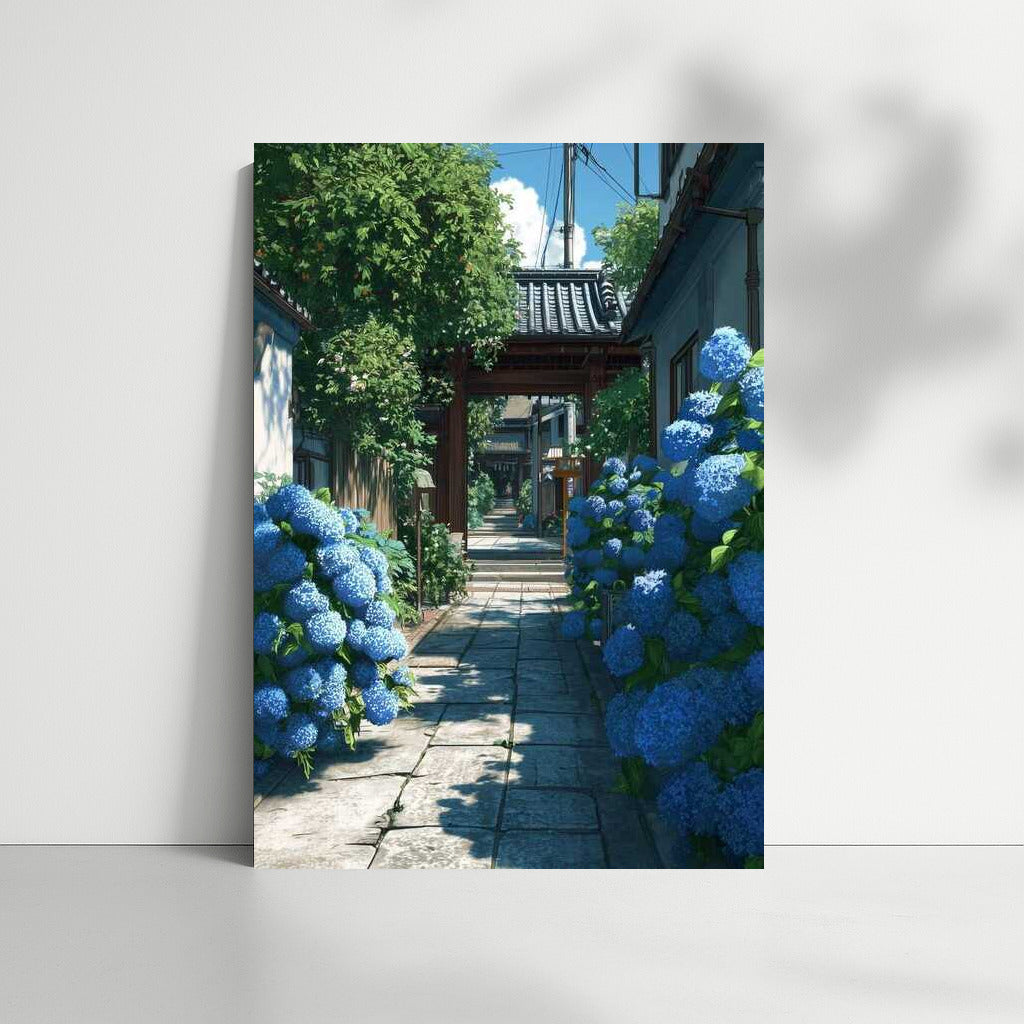 Architectural Symphony of the Street: Light, Shadows and Floral Arches