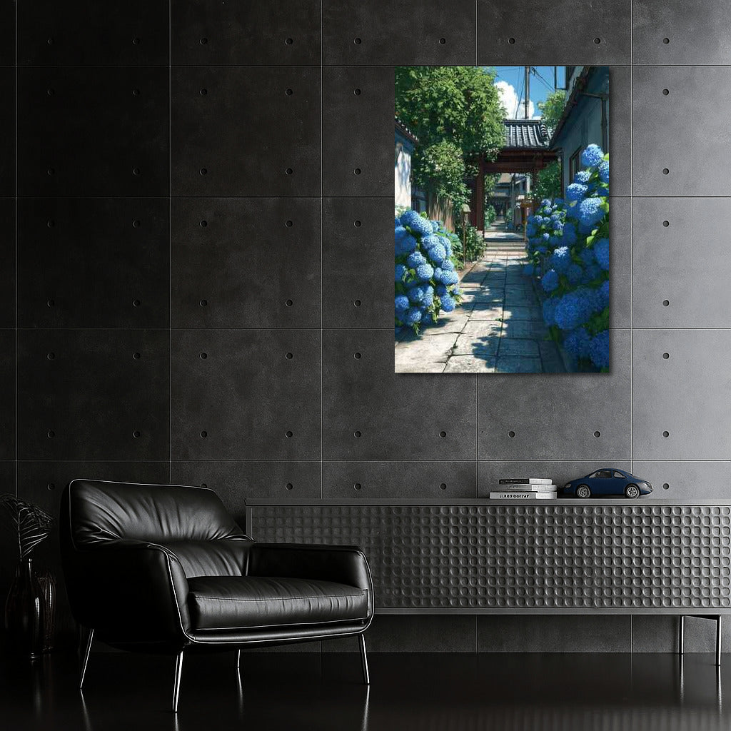 Architectural Symphony of the Street: Light, Shadows and Floral Arches