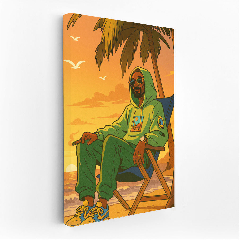 Sunset Hoodie: Streetwear Hype Culture Under the Palms