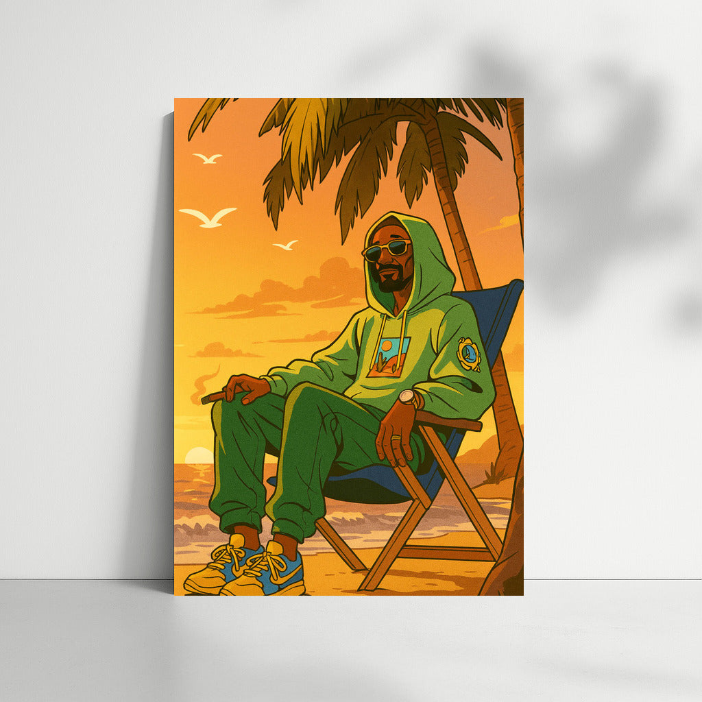 Sunset Hoodie: Streetwear Hype Culture Under the Palms