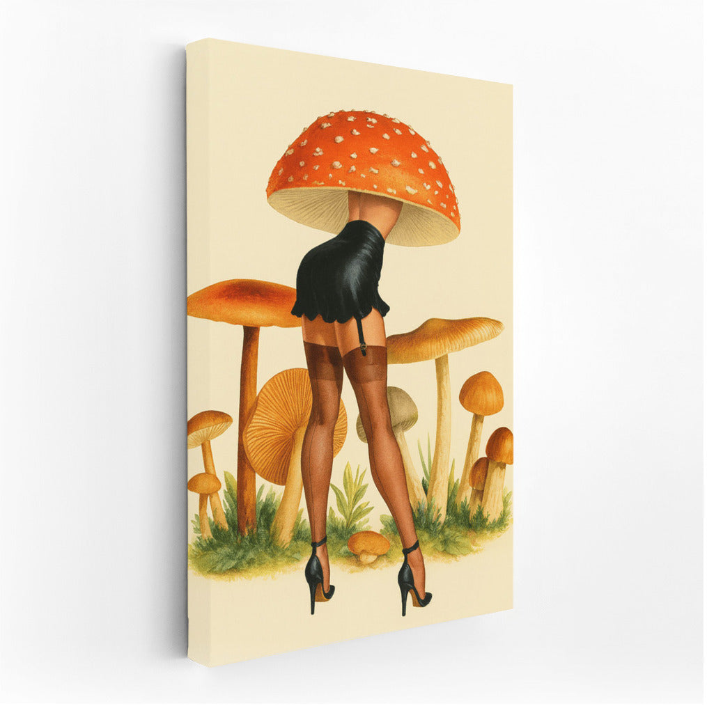 Trippy Mushroom Girl: Illusion of Magic