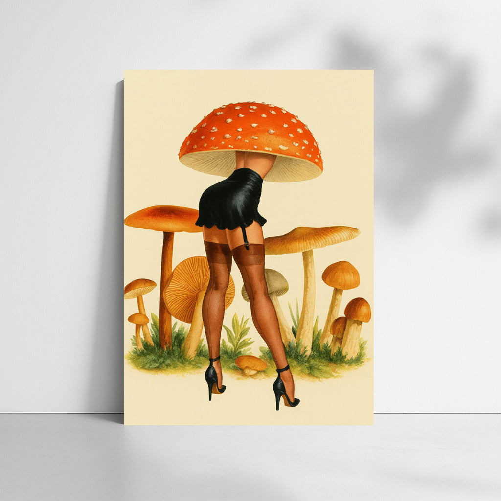 Trippy Mushroom Girl: Illusion of Magic