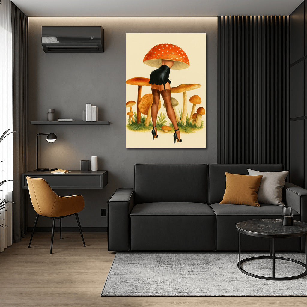 Trippy Mushroom Girl: Illusion of Magic