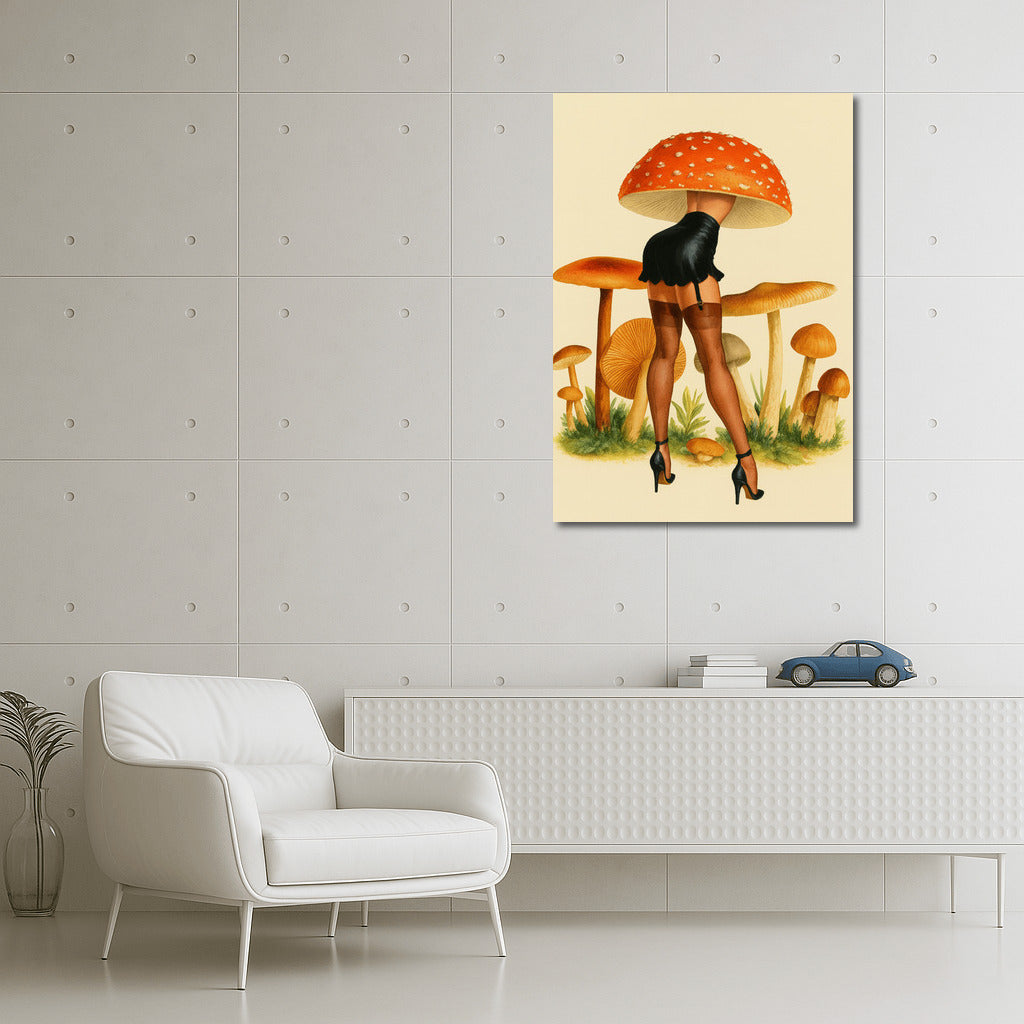 Trippy Mushroom Girl: Illusion of Magic