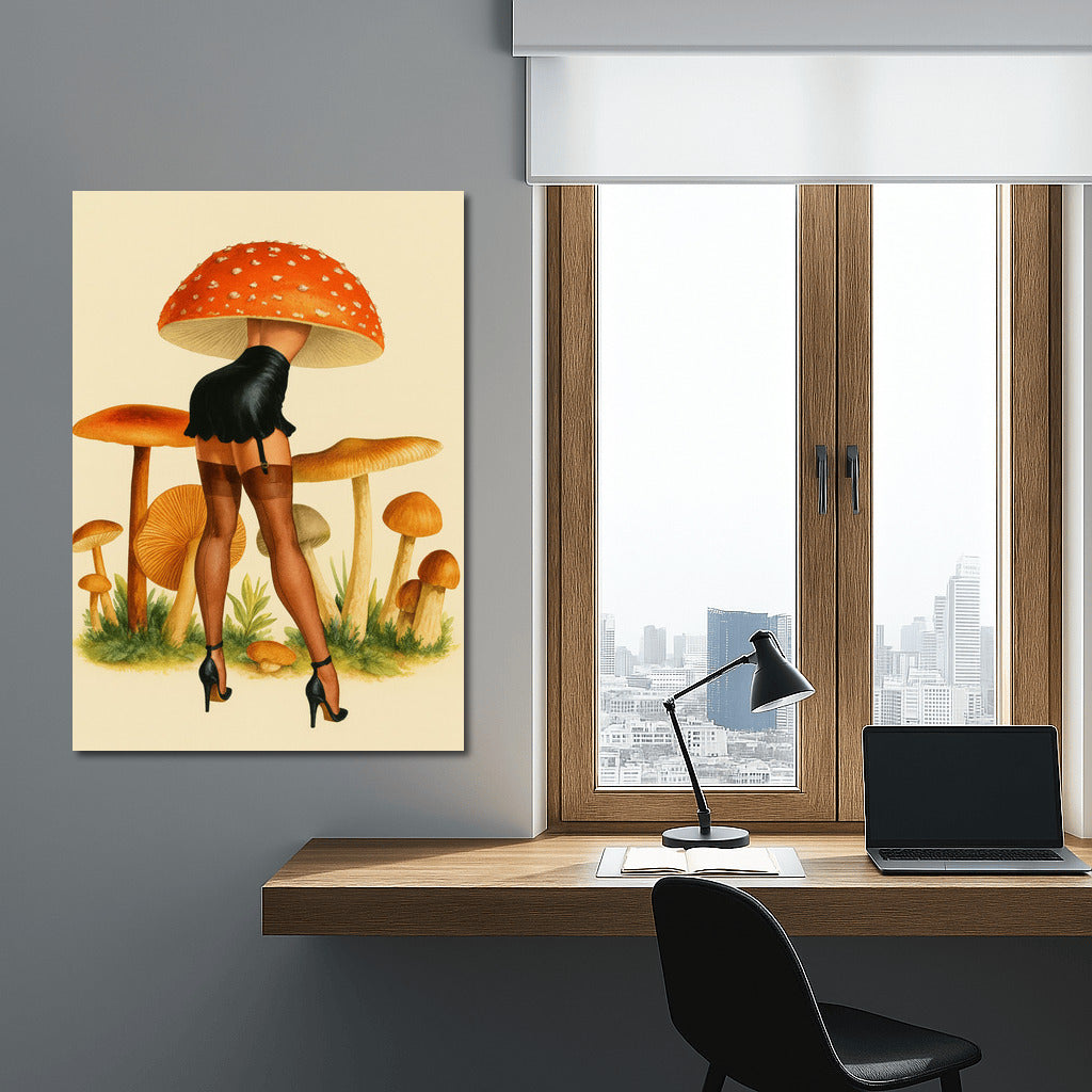 Trippy Mushroom Girl: Illusion of Magic