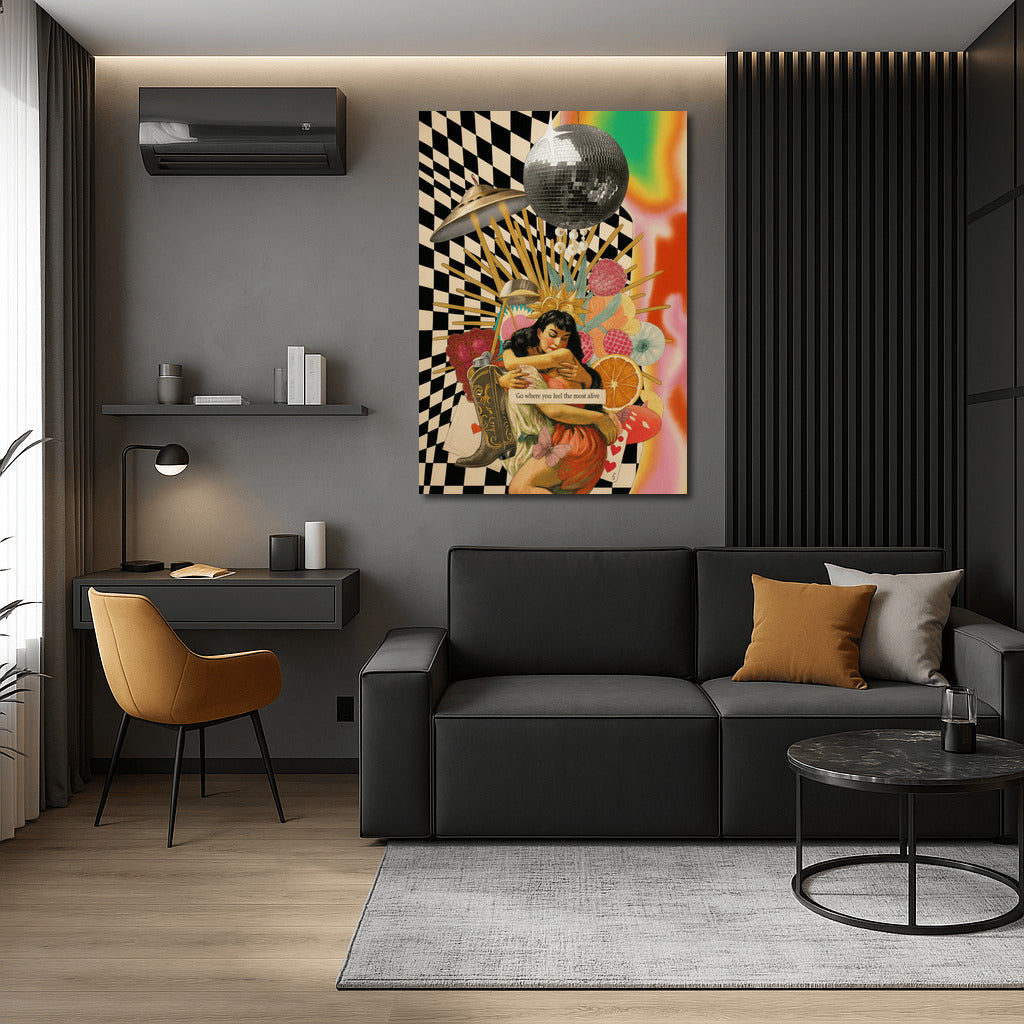 Tropical Vortex: Mirror Ball and Trippy Abstraction