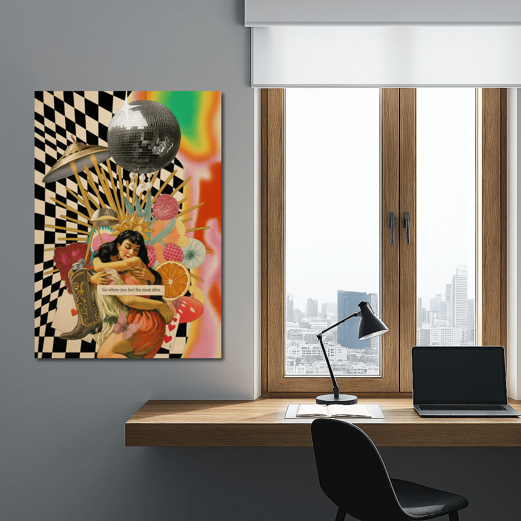 Tropical Vortex: Mirror Ball and Trippy Abstraction