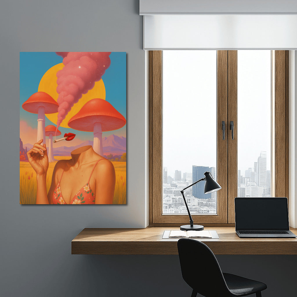 Tropical Mushrooms and Smoke: Psychedelic Immersion