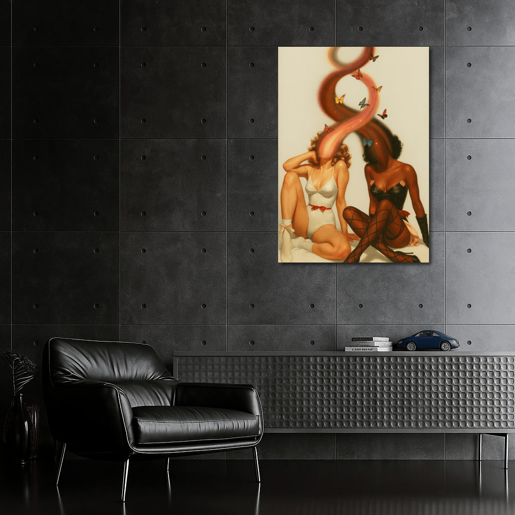 Tropical Fantasy Vortex: Magical Butterflies Trippy