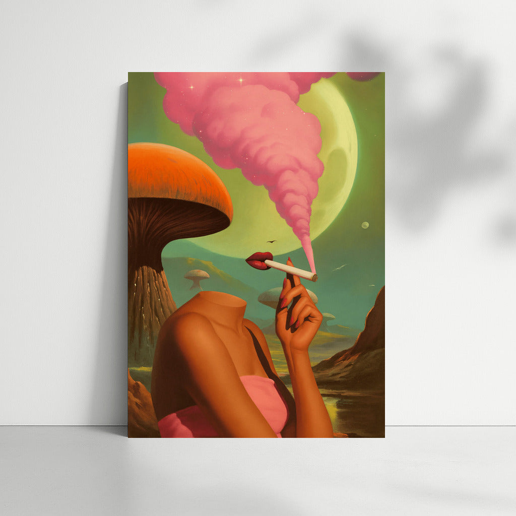 Surreal Vortex: Bright Trippy Colors for Interiors