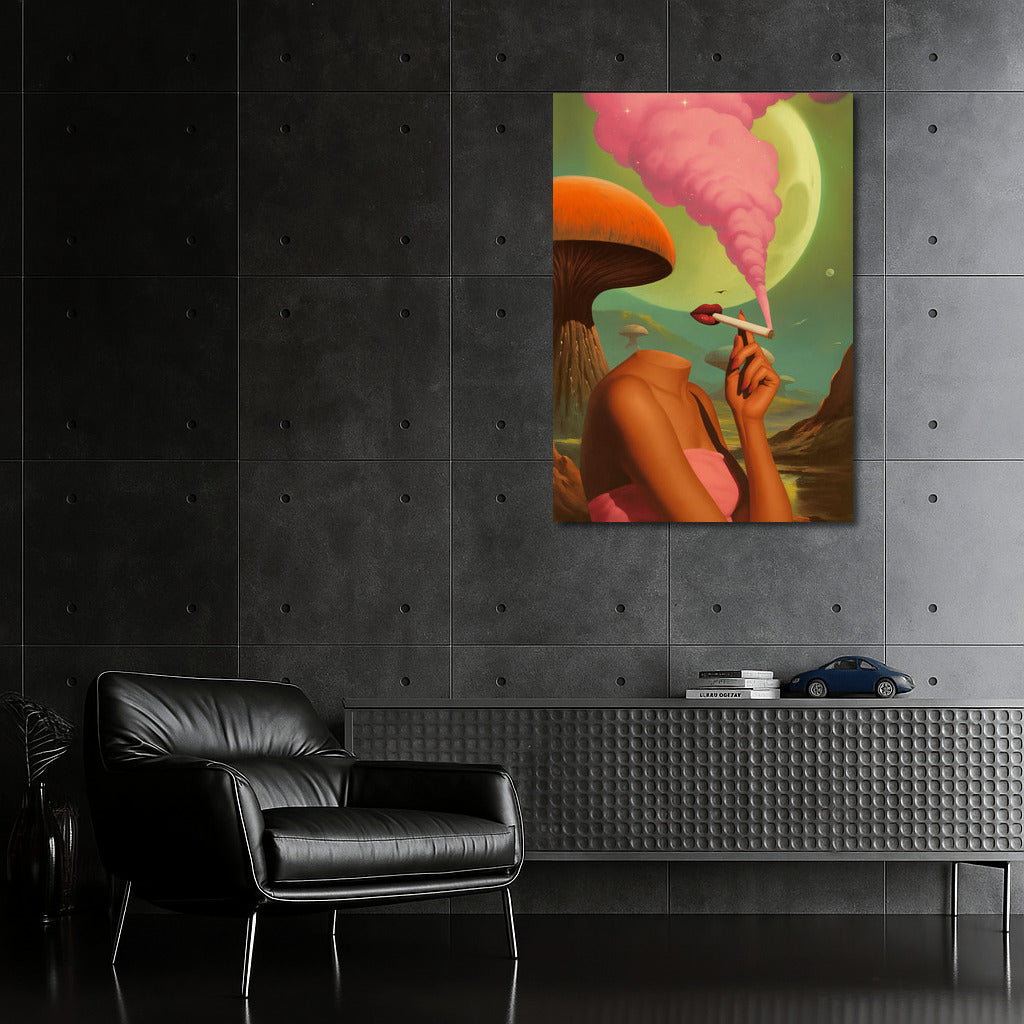 Surreal Vortex: Bright Trippy Colors for Interiors