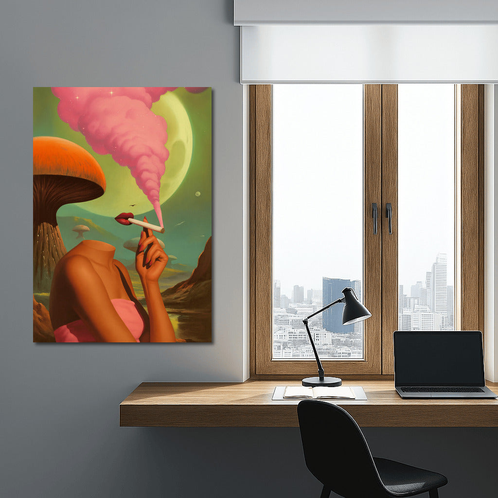 Surreal Vortex: Bright Trippy Colors for Interiors