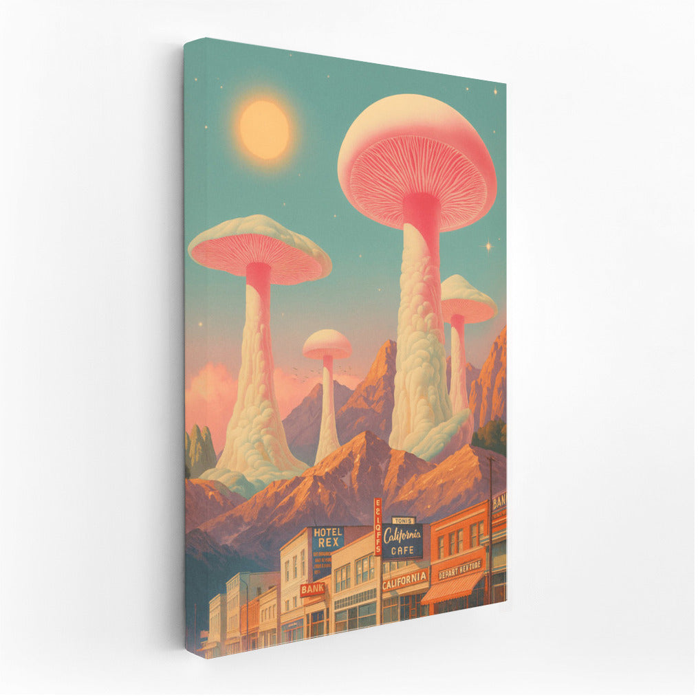 Giant Mushrooms of Sunset Town: Path to the World of Trippy