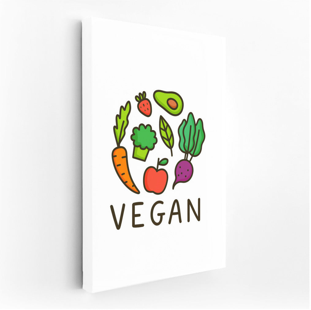 Conscious Choice: Colorful Vegetables and Fruits for Animal Rights