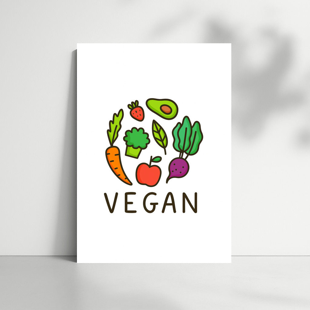 Conscious Choice: Colorful Vegetables and Fruits for Animal Rights