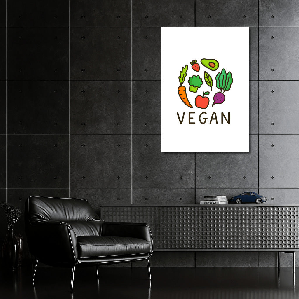 Conscious Choice: Colorful Vegetables and Fruits for Animal Rights