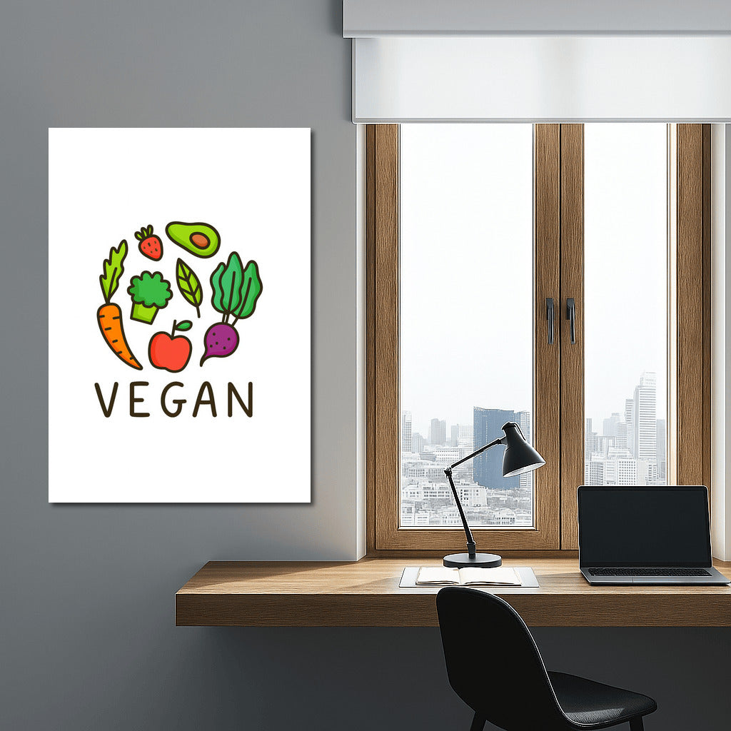 Conscious Choice: Colorful Vegetables and Fruits for Animal Rights