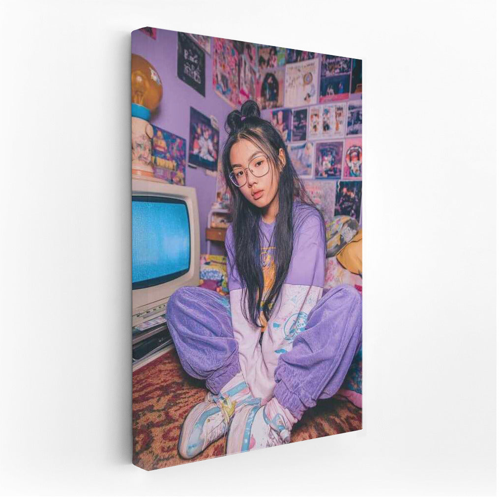 Riddle of Time: Vibrant Colors and Nostalgia Y2K Aesthetic