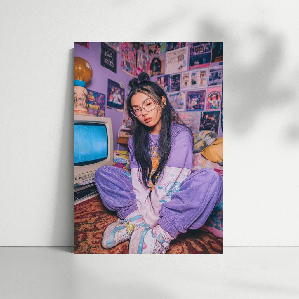Riddle of Time: Vibrant Colors and Nostalgia Y2K Aesthetic