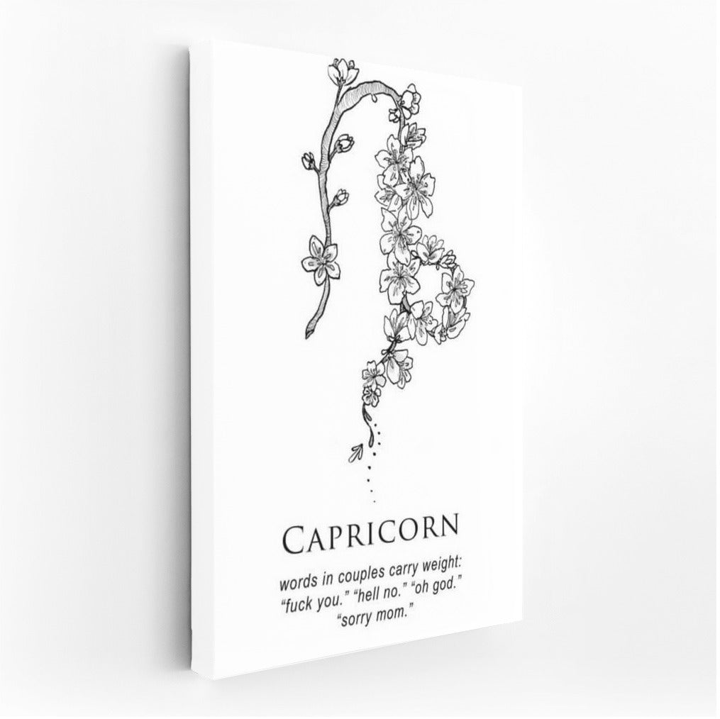 Capricorn Flower Symphony: Earthly Power and Heavenly Inspiration