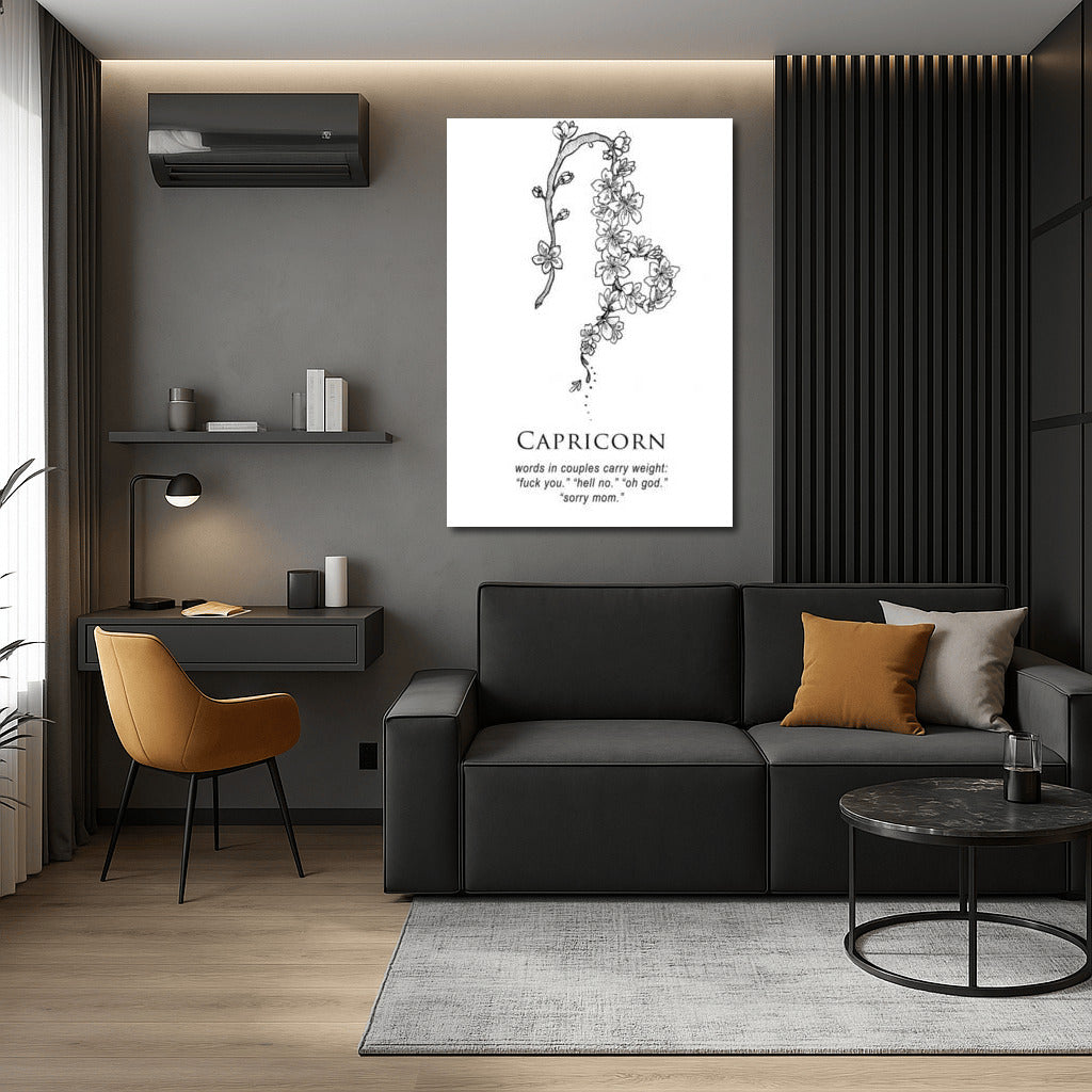 Capricorn Flower Symphony: Earthly Power and Heavenly Inspiration
