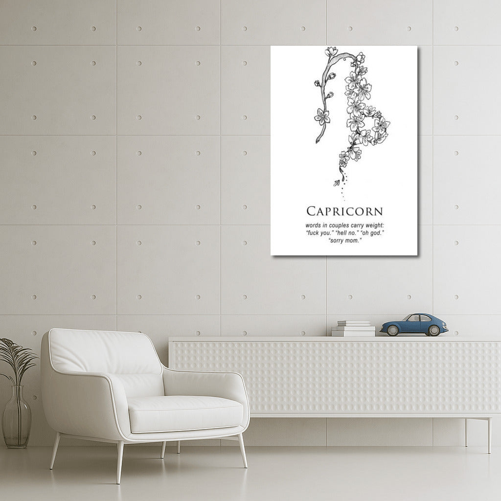 Capricorn Flower Symphony: Earthly Power and Heavenly Inspiration