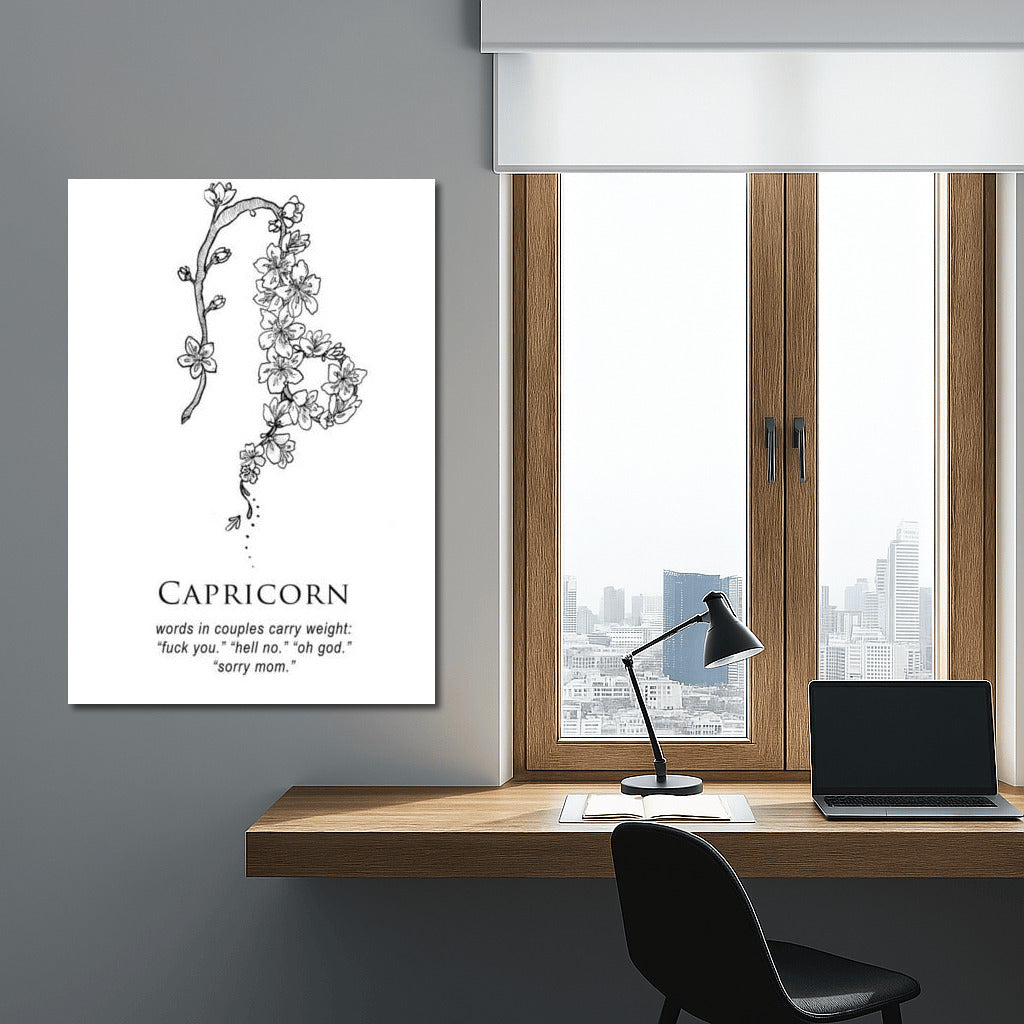 Capricorn Flower Symphony: Earthly Power and Heavenly Inspiration