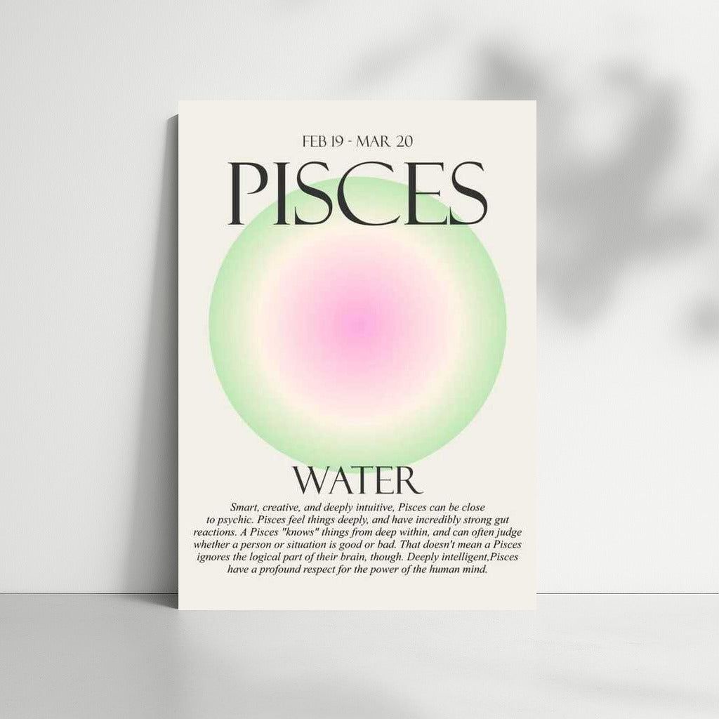 Mystical Constellation Pisces: Gradient of Depth and Intuition