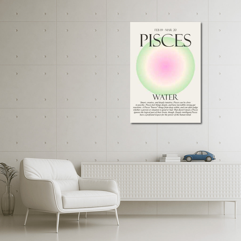 Mystical Constellation Pisces: Gradient of Depth and Intuition