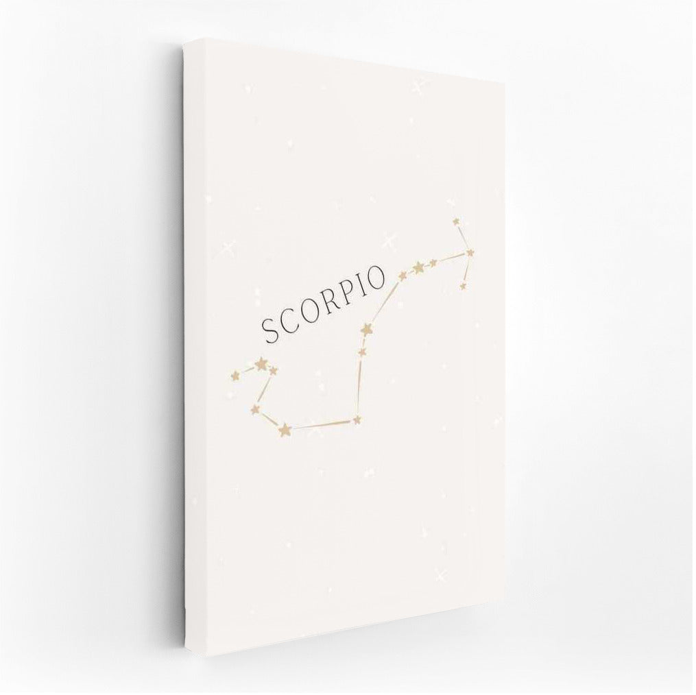 Golden Scorpio Constellation: Elegant Zodiac Symbol