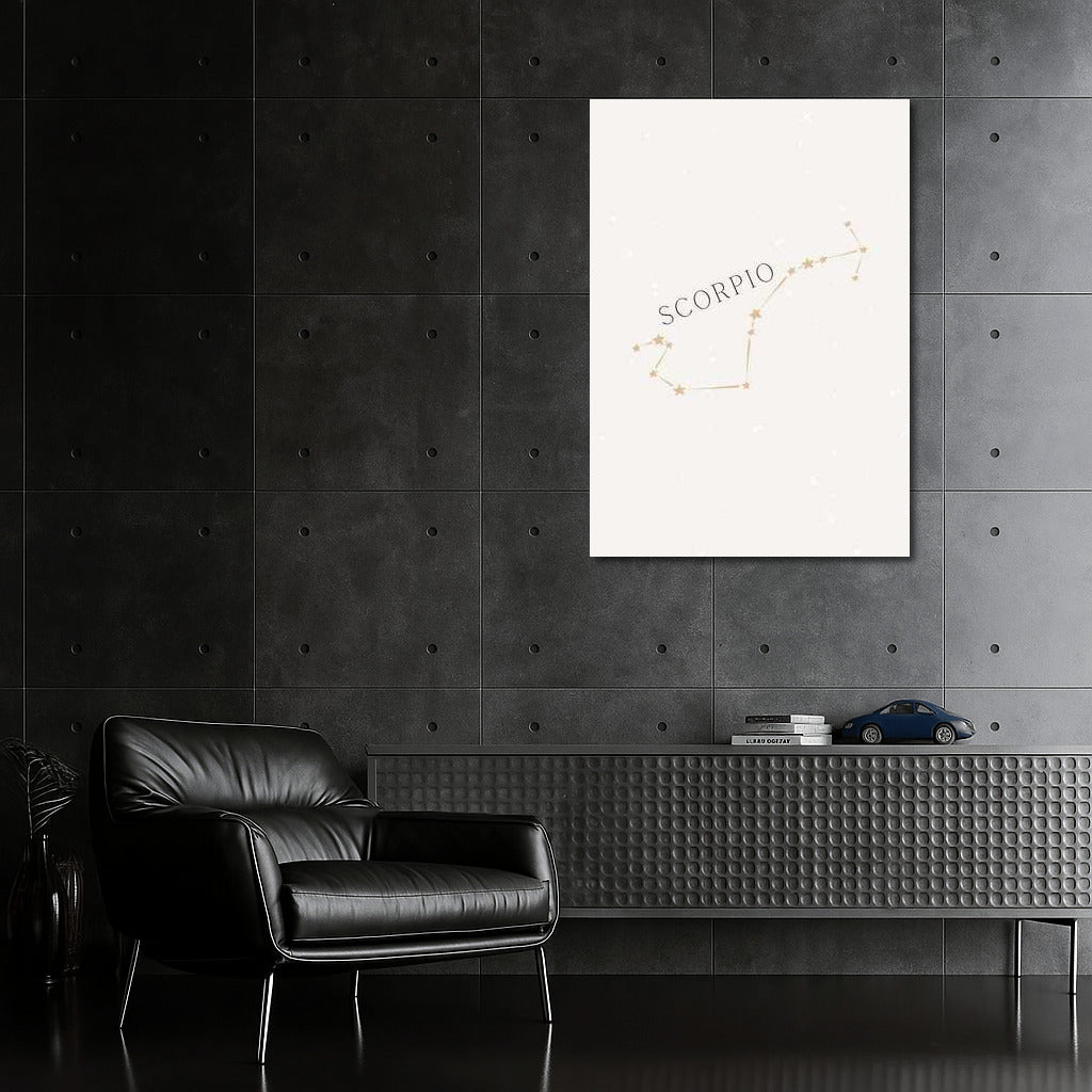 Golden Scorpio Constellation: Elegant Zodiac Symbol