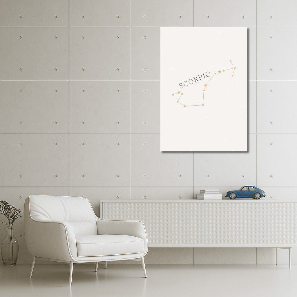 Golden Scorpio Constellation: Elegant Zodiac Symbol