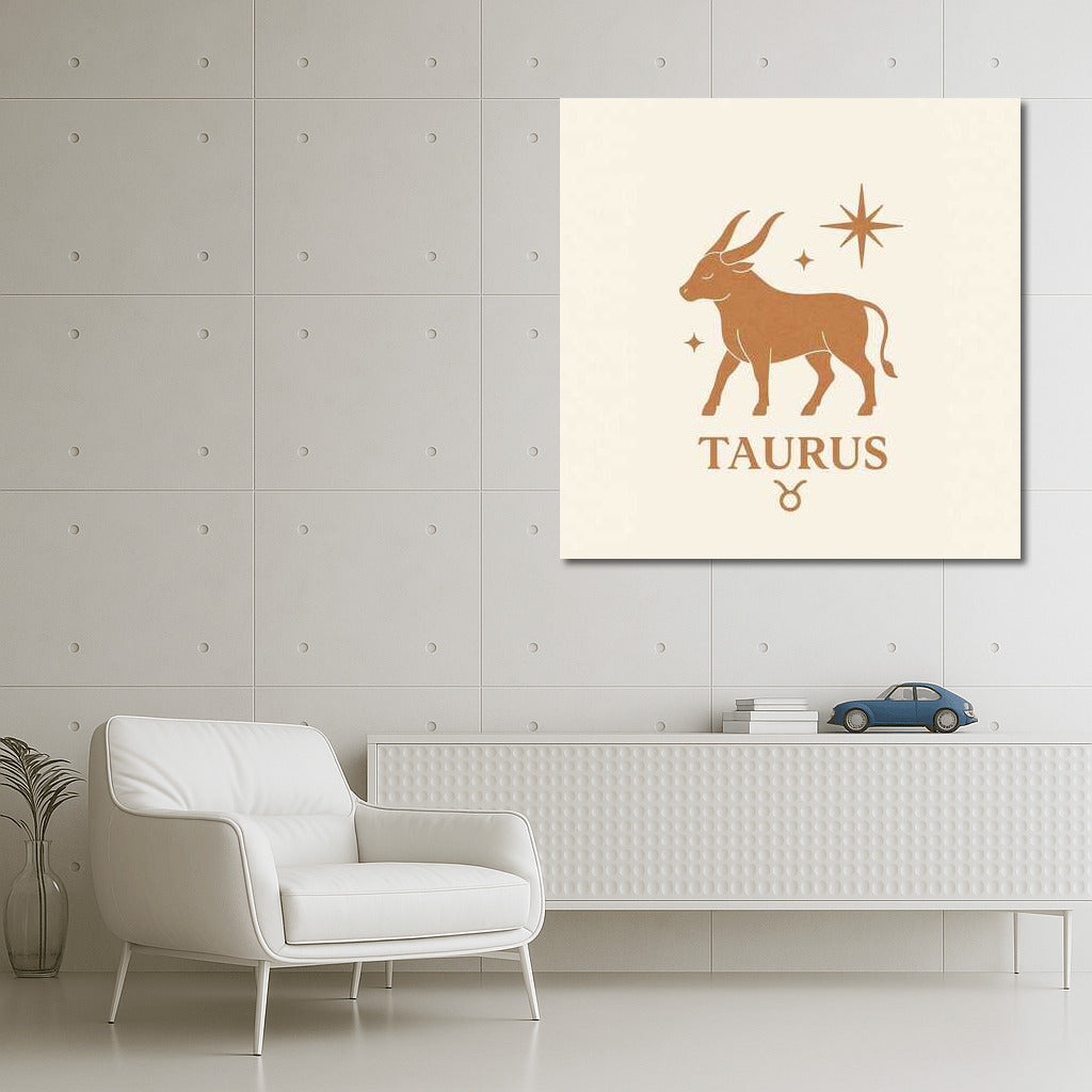 Strength and Tranquility of Taurus: Elegant Zodiac Taurus