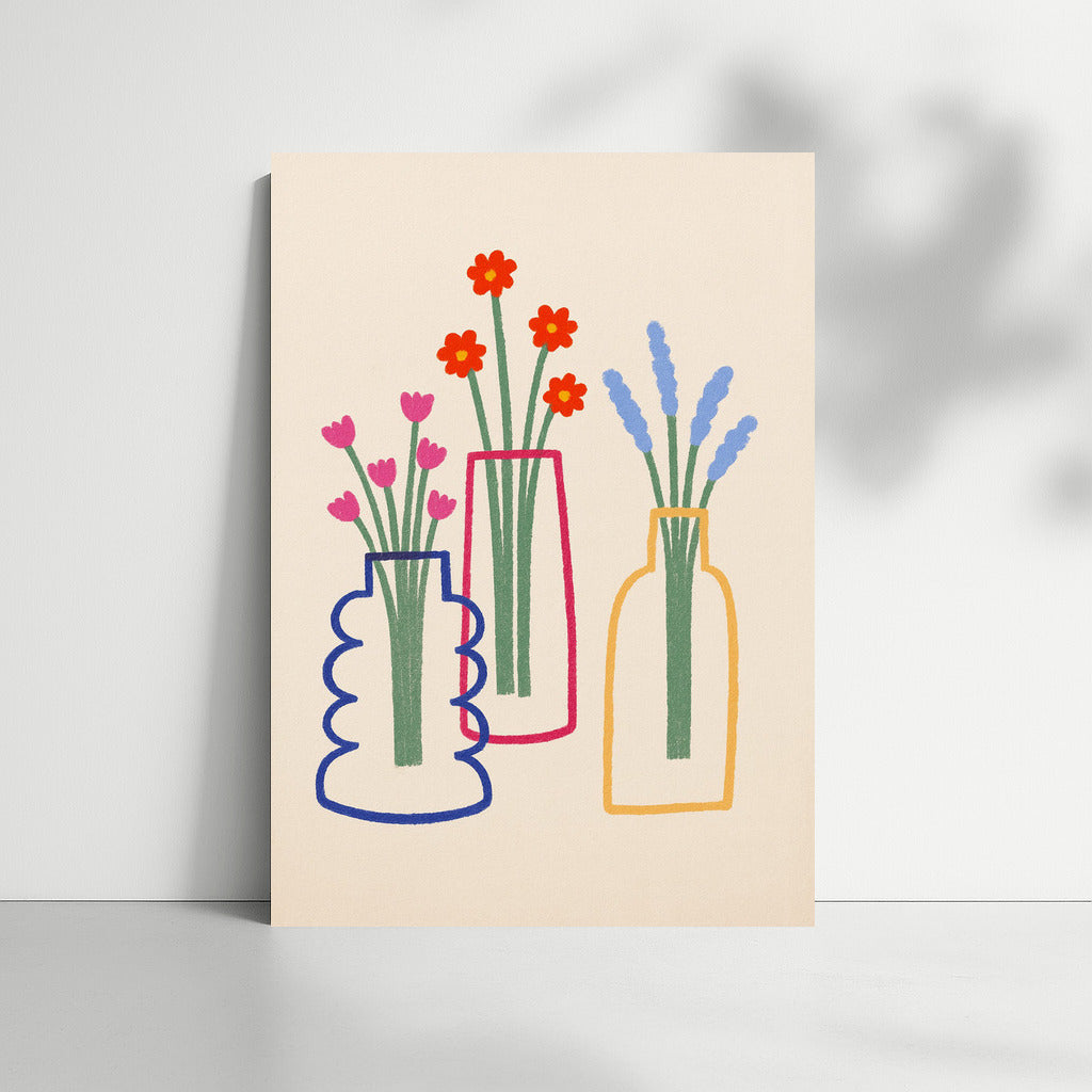 Elegant Vases: Floral Minimalism for Interior