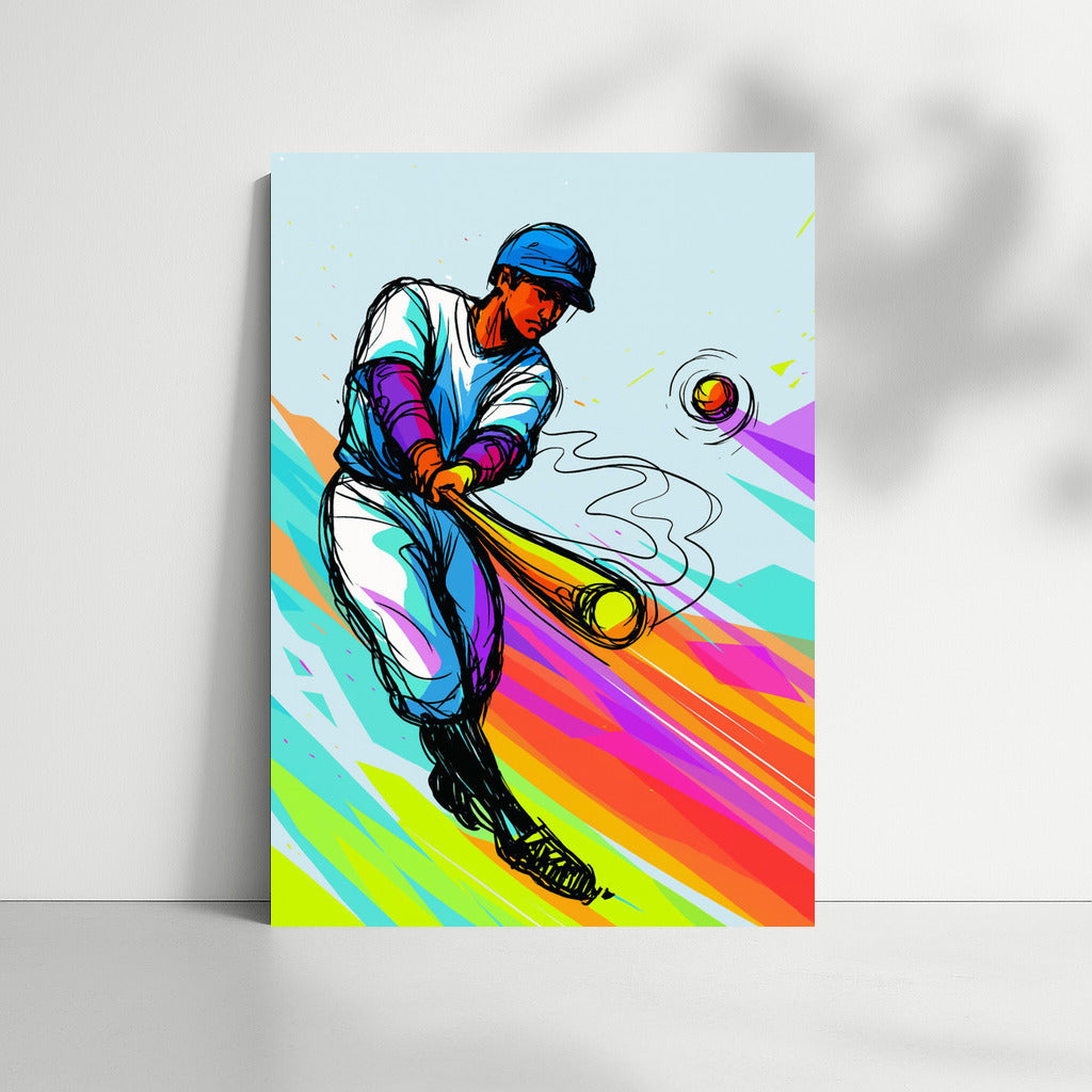 Baseball Energy: The Dynamics of Sports in Color
