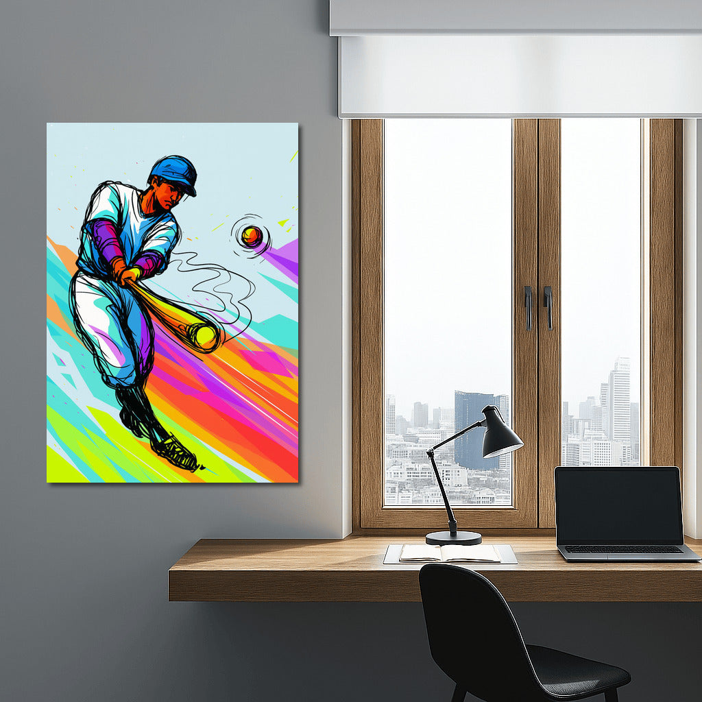 Baseball Energy: The Dynamics of Sports in Color