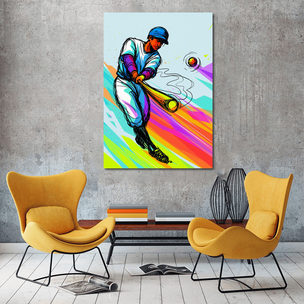 Baseball Energy: The Dynamics of Sports in Color