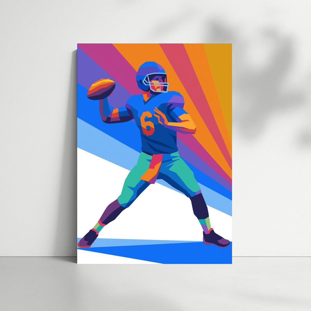 Baseball Dynamics: The Energy of Sports on Canvas