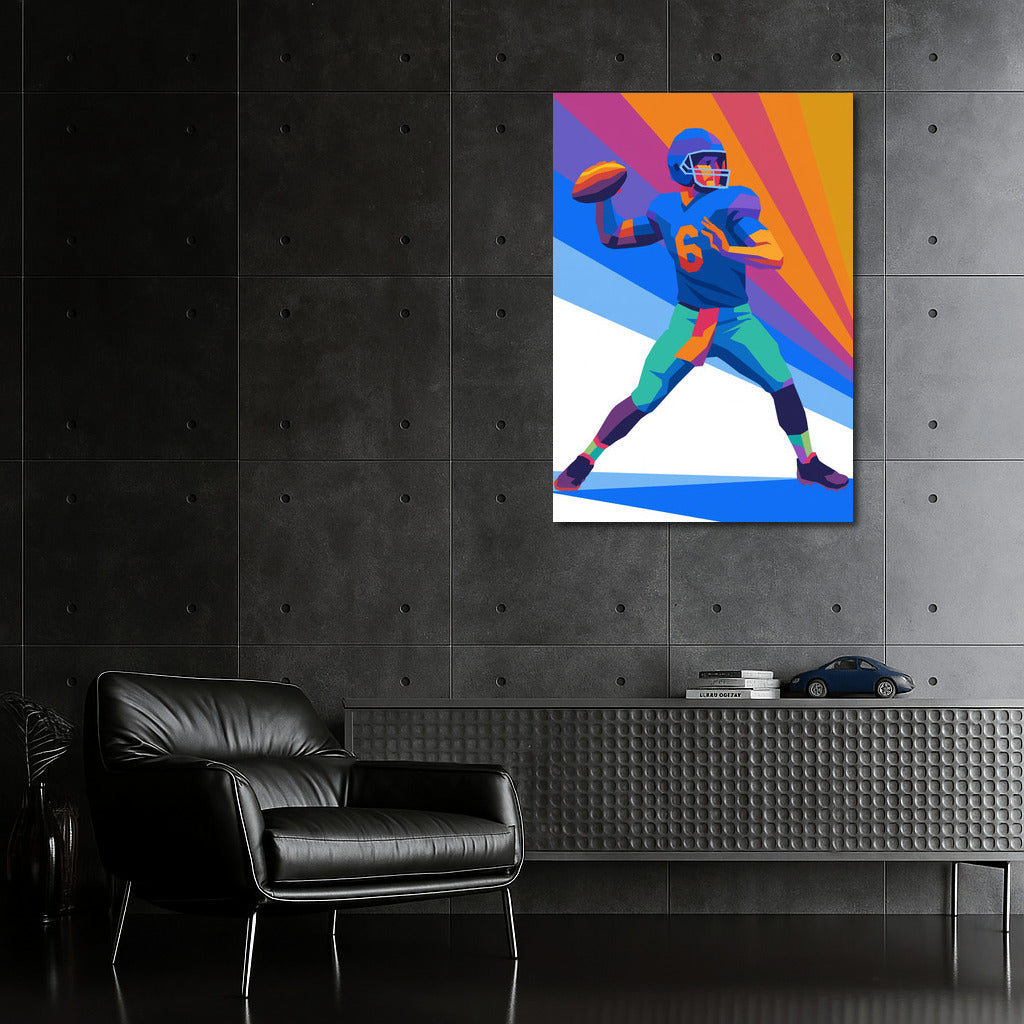 Baseball Dynamics: The Energy of Sports on Canvas