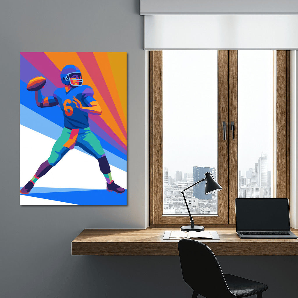 Baseball Dynamics: The Energy of Sports on Canvas